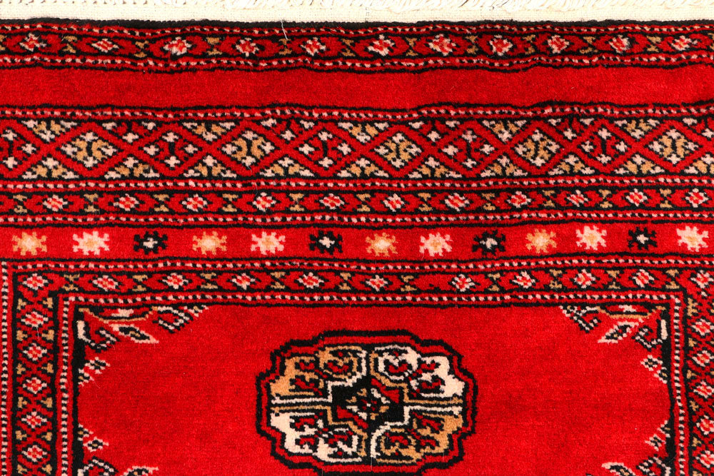Red Bokhara 2' 4 x 9' 11 - No. 45584 - ALRUG Rug Store