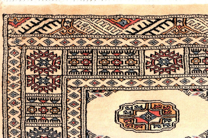 Antique White Bokhara 2' 6 x 9' 6 - No. 45587 - ALRUG Rug Store