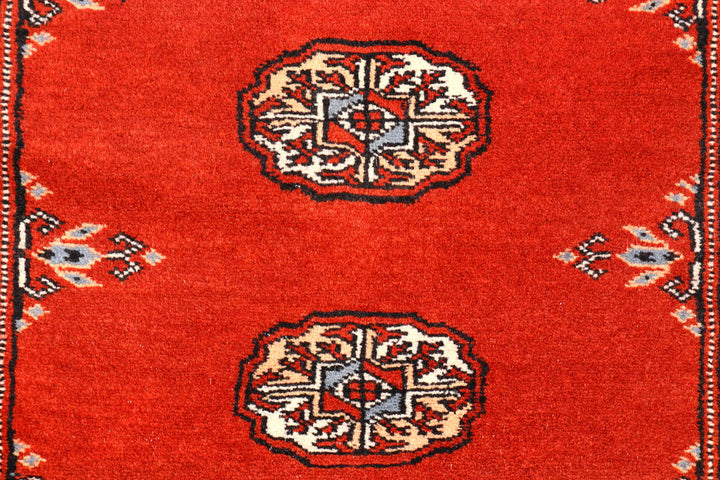 Dark Red Bokhara 2' 7 x 10' 3 - No. 45590 - ALRUG Rug Store