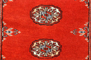 Dark Red Bokhara 2'  7" x 10'  3" - No. QA47484
