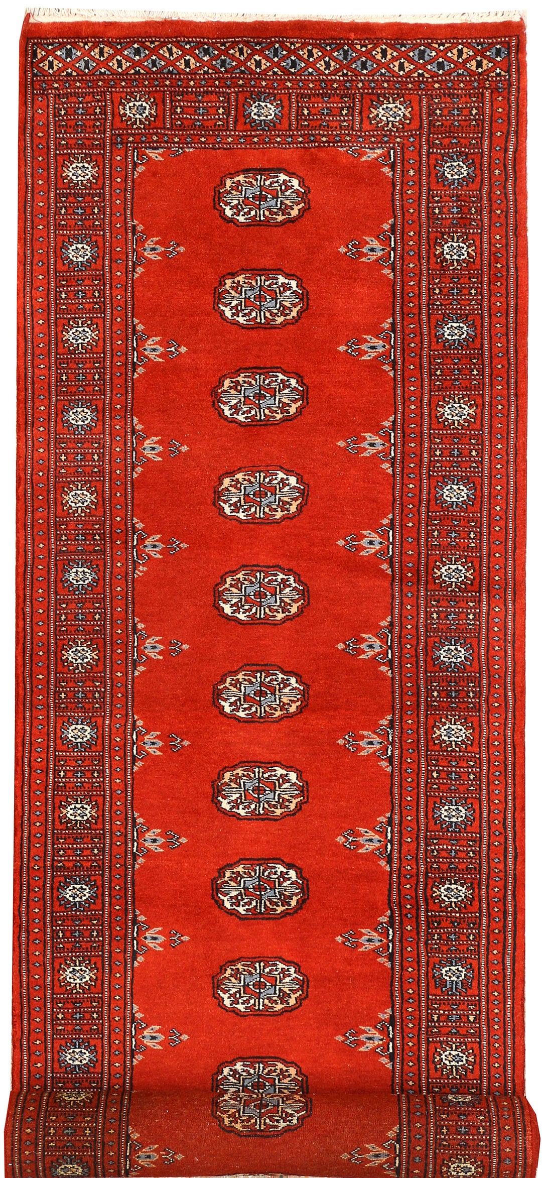 Dark Red Bokhara 2' 7 x 10' 3 - No. 45590 - ALRUG Rug Store