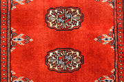 Firebrick Bokhara 2' 7 x 10' 3 - No. 45593 - ALRUG Rug Store