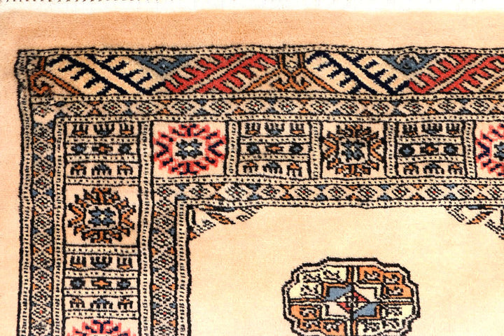 Antique White Bokhara 2' 7 x 10' 7 - No. 45594 - ALRUG Rug Store