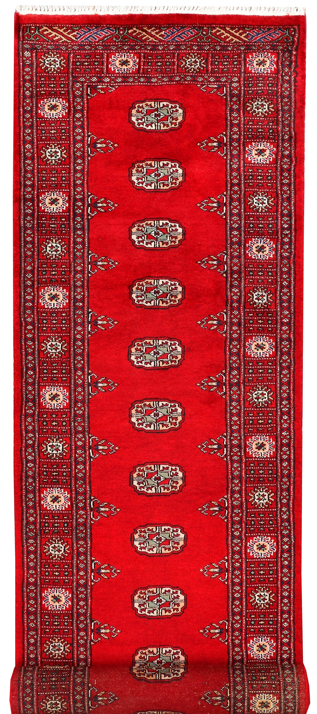 Red Bokhara 2' 6 x 10' 2 - No. 45597 - ALRUG Rug Store