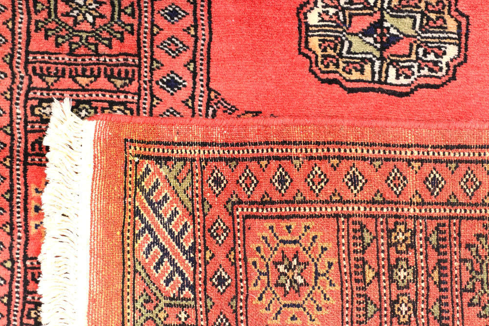 Light Coral Bokhara 2' 7 x 10' 1 - No. 45598 - ALRUG Rug Store