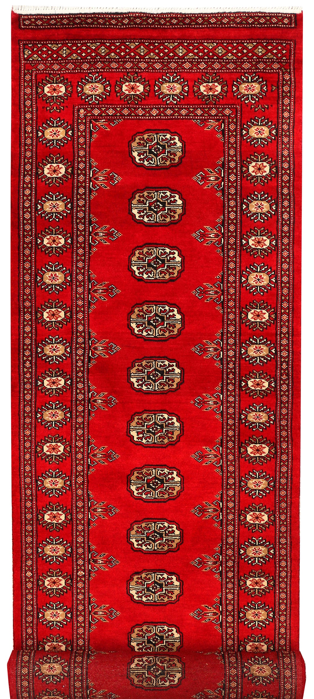 Dark Red Bokhara 2' 7 x 9' 8 - No. 45600 - ALRUG Rug Store