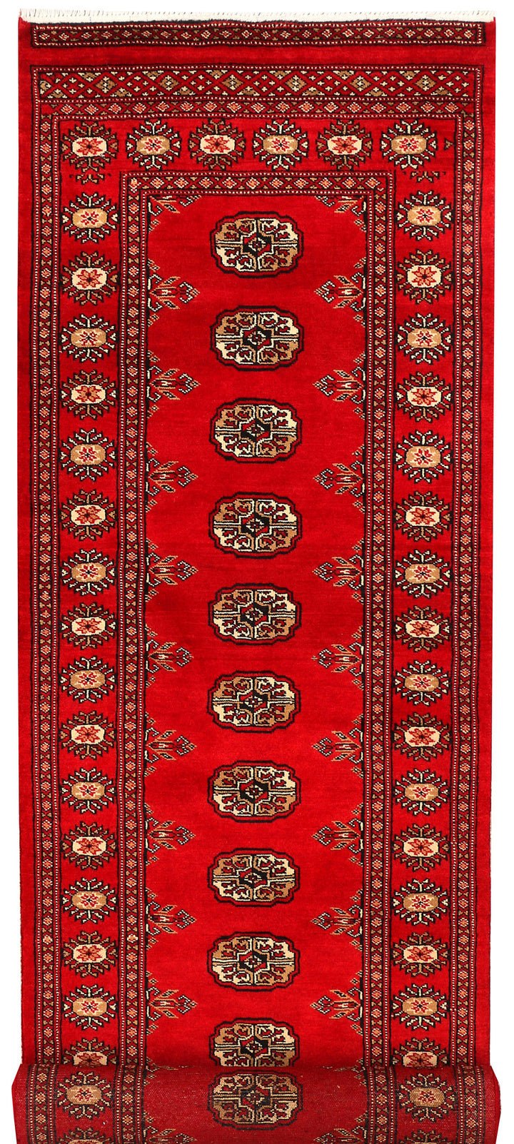Dark Red Bokhara 2'  7" x 9'  8" - No. QA37834