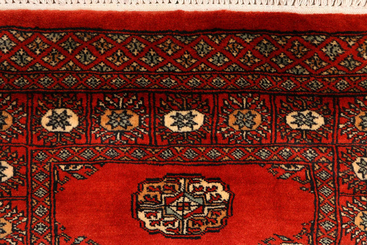 Firebrick Bokhara 2' 7 x 10' 7 - No. 45601 - ALRUG Rug Store