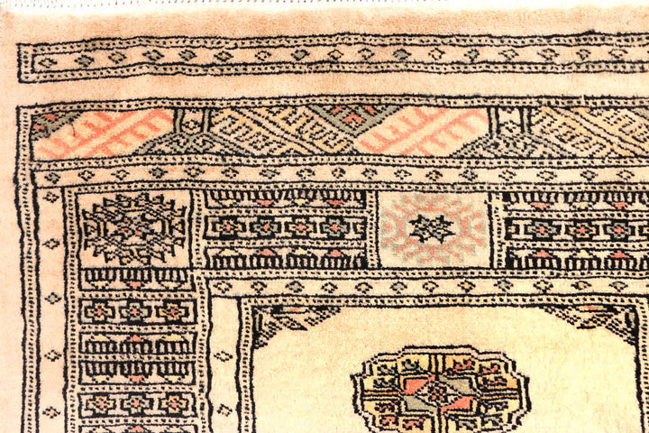 Antique White Bokhara 2' 7 x 10' 3 - No. 45603 - ALRUG Rug Store