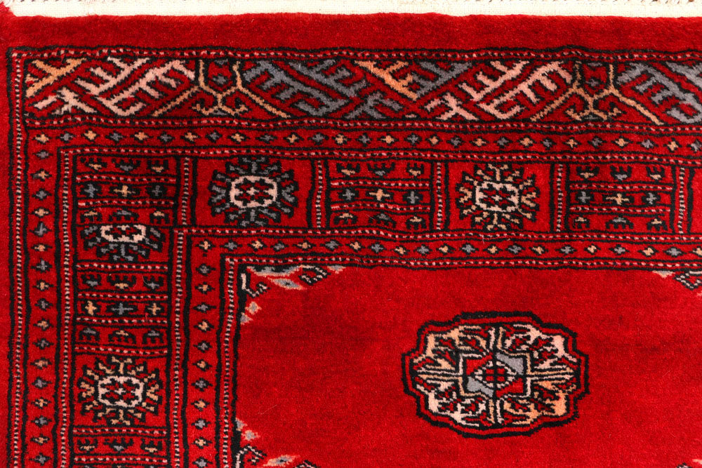 Dark Red Bokhara 2' 8 x 10' 9 - No. 45604 - ALRUG Rug Store