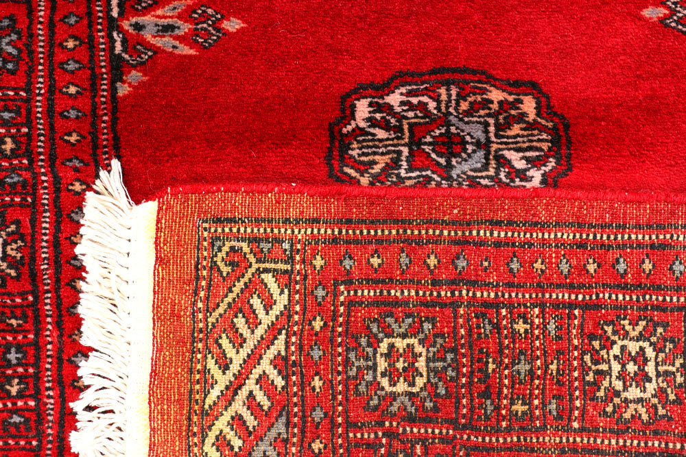 Dark Red Bokhara 2' 8 x 10' 9 - No. 45604 - ALRUG Rug Store
