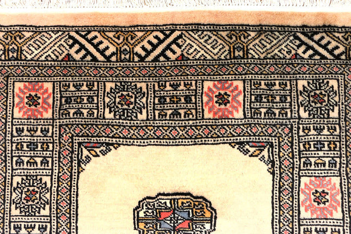 Antique White Bokhara 2' 7 x 10' 9 - No. 45610 - ALRUG Rug Store