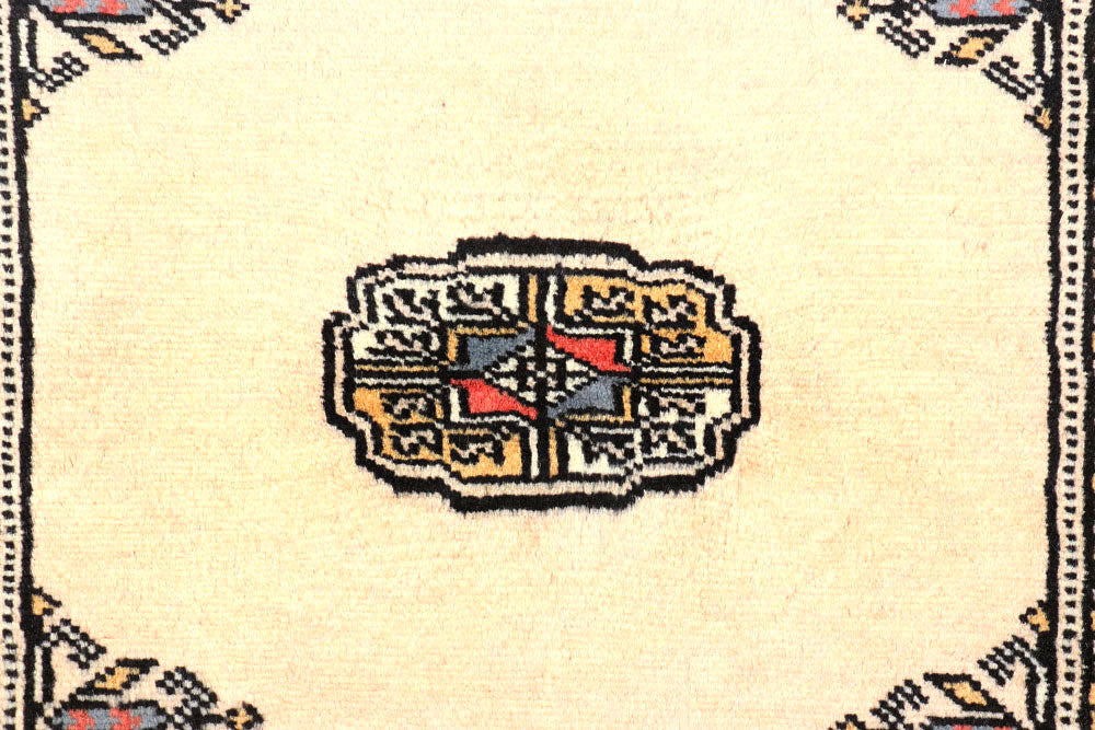 Antique White Bokhara 2' 7 x 10' 9 - No. 45610 - ALRUG Rug Store