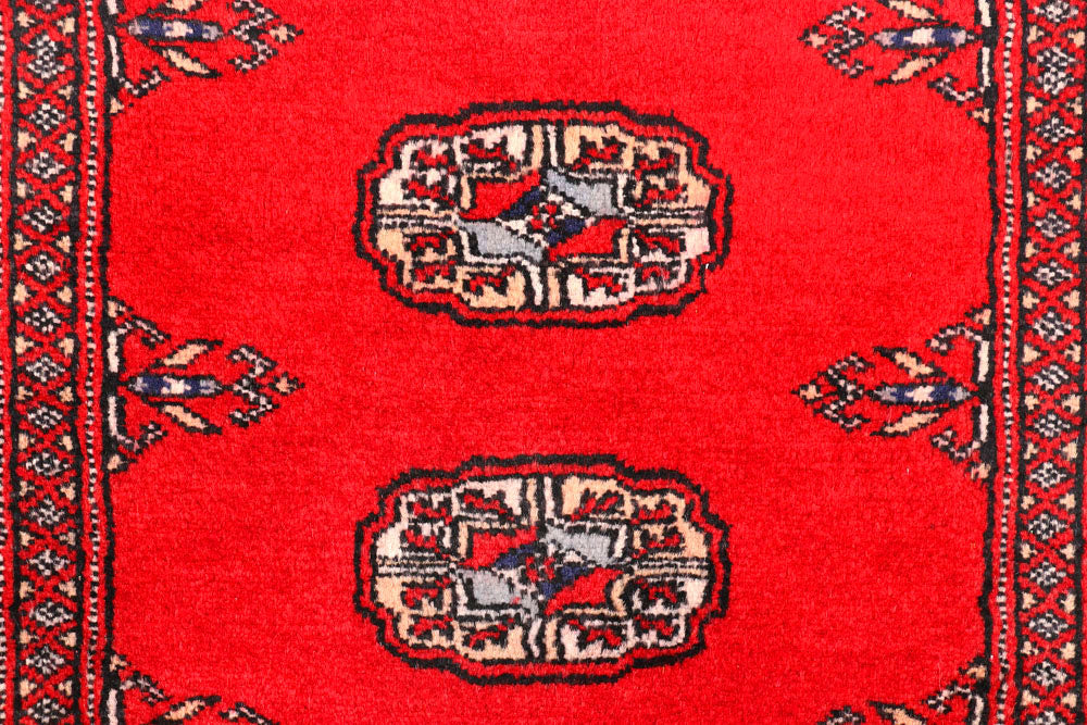 Dark Red Bokhara 2' 7 x 11' 4 - No. 45611 - ALRUG Rug Store