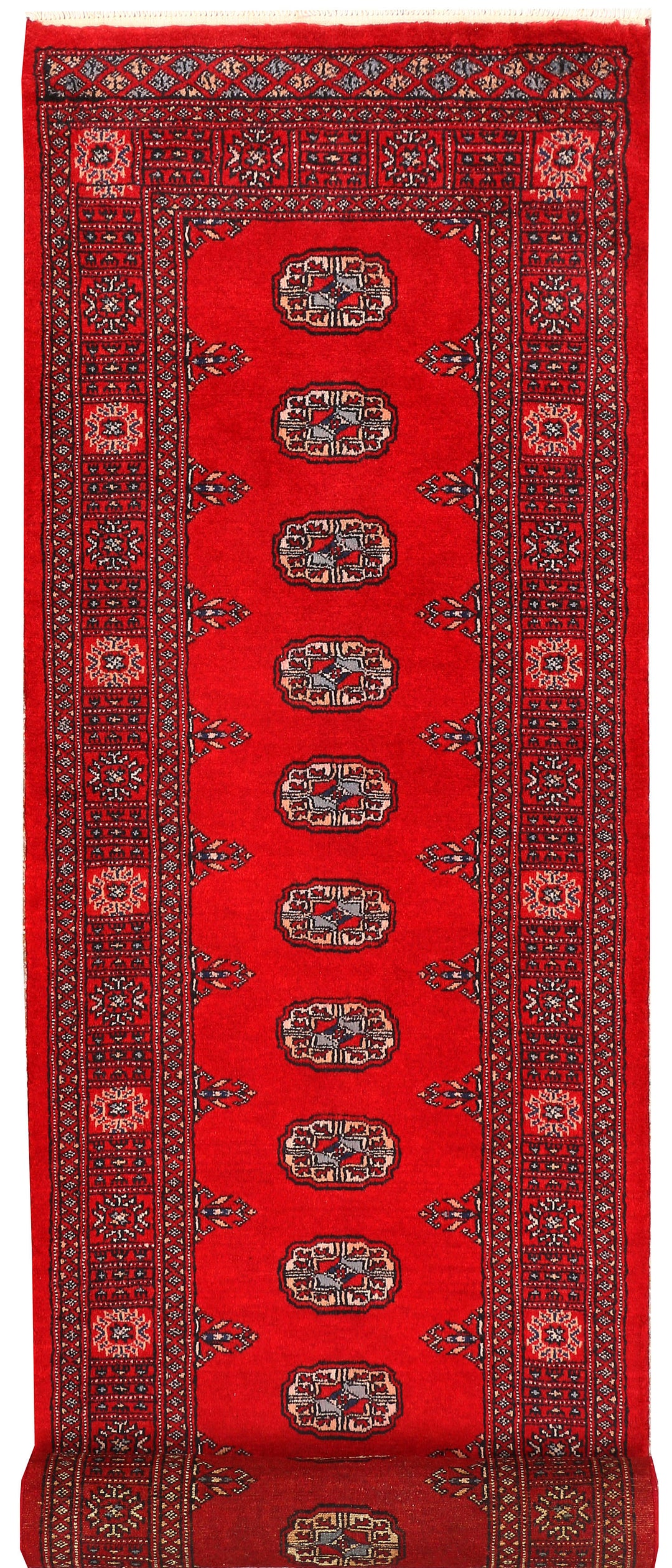 Dark Red Bokhara 2' 7 x 11' 4 - No. 45611 - ALRUG Rug Store