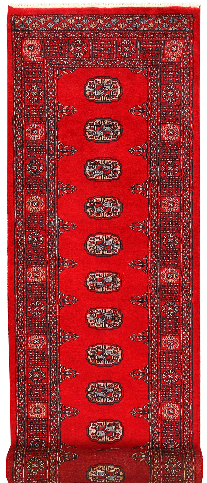 Dark Red Bokhara 2' 7 x 11' 4 - No. 45611 - ALRUG Rug Store