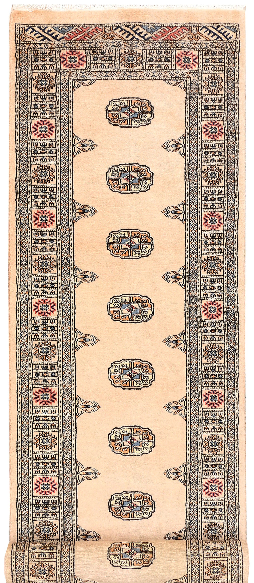Wheat Bokhara 2' 7 x 12' 4 - No. 45612 - ALRUG Rug Store