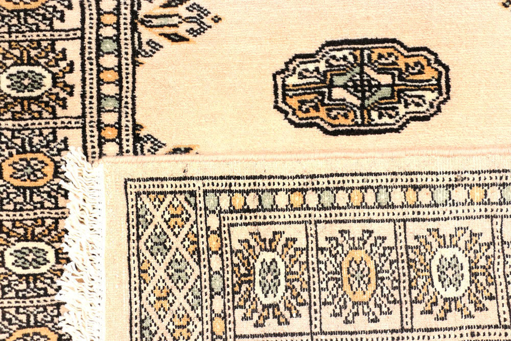 Antique White Bokhara 2' 7 x 11' 7 - No. 45615 - ALRUG Rug Store