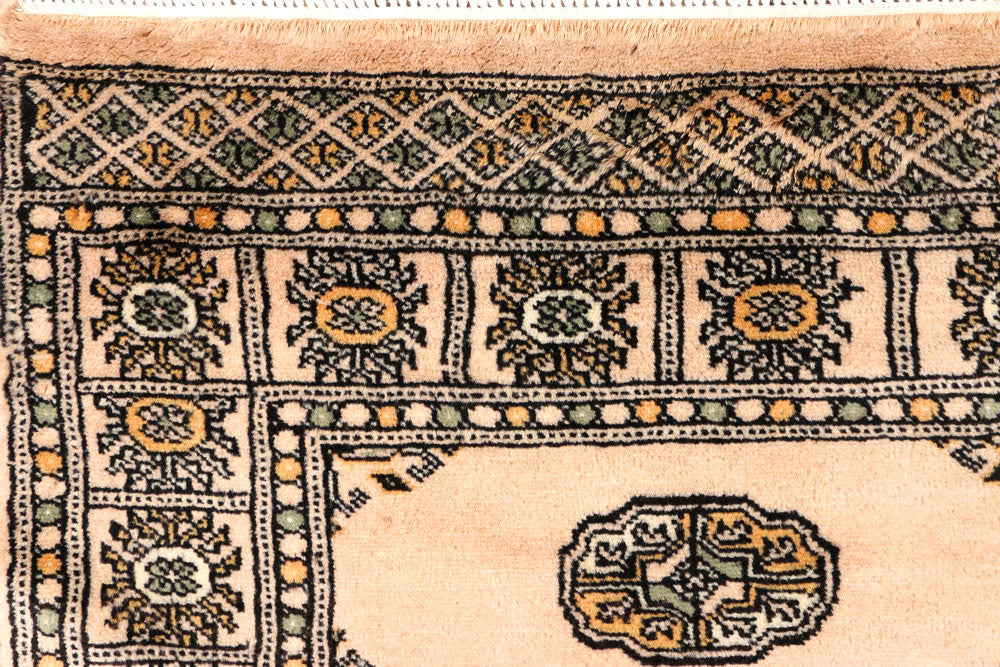 Antique White Bokhara 2' 7 x 12' 1 - No. 45624 - ALRUG Rug Store