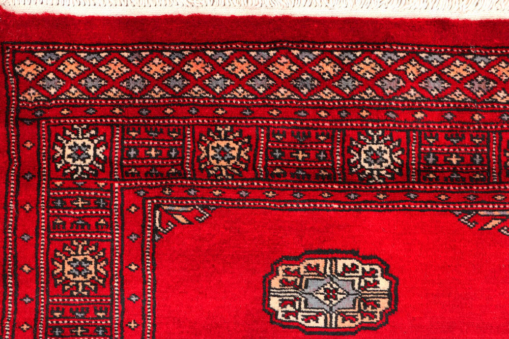 Dark Red Bokhara 2' 6 x 12' 2 - No. 45626 - ALRUG Rug Store