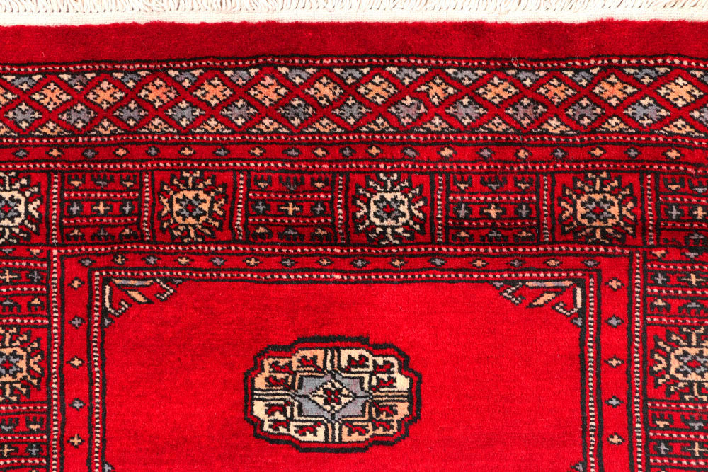 Dark Red Bokhara 2' 6 x 12' 2 - No. 45626 - ALRUG Rug Store