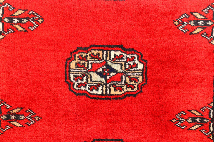 Red Bokhara 2' 7 x 11' 10 - No. 45627 - ALRUG Rug Store