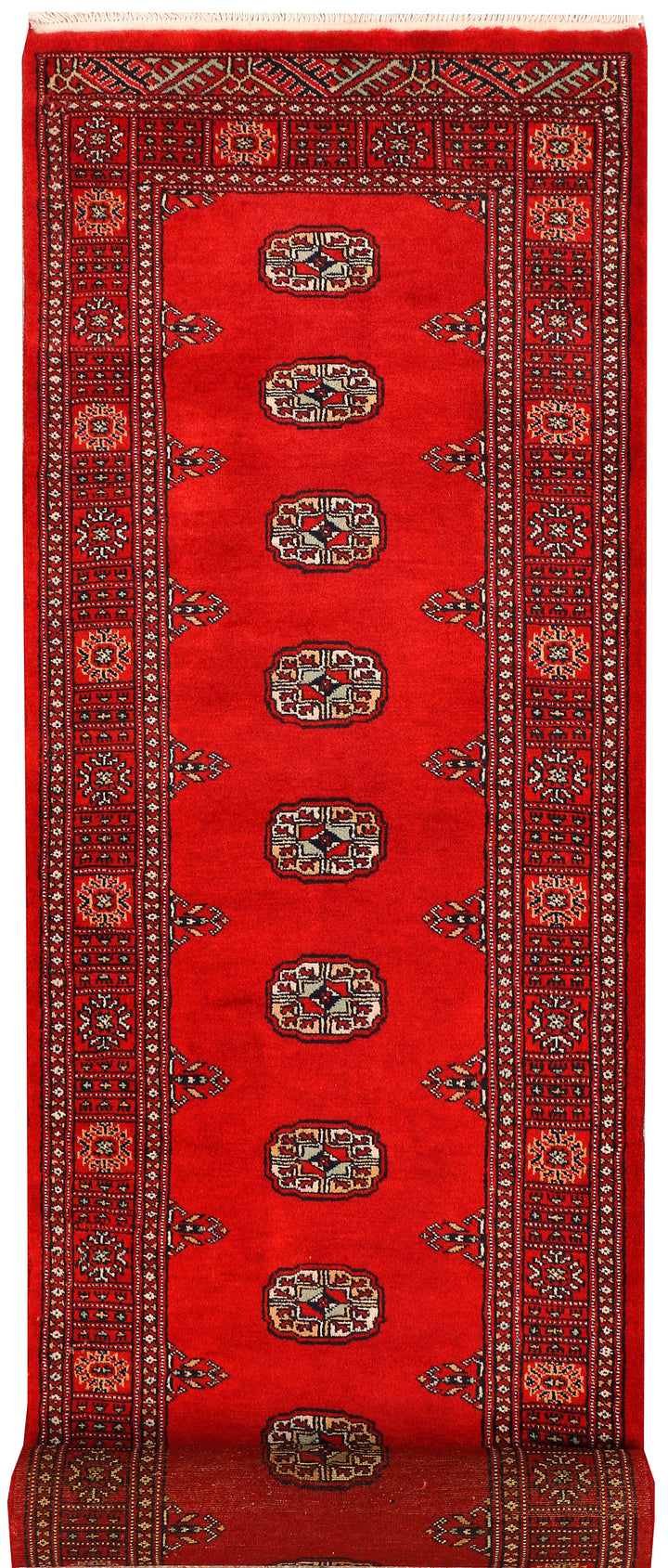 Red Bokhara 2'  7" x 11'  10" - No. QA18444