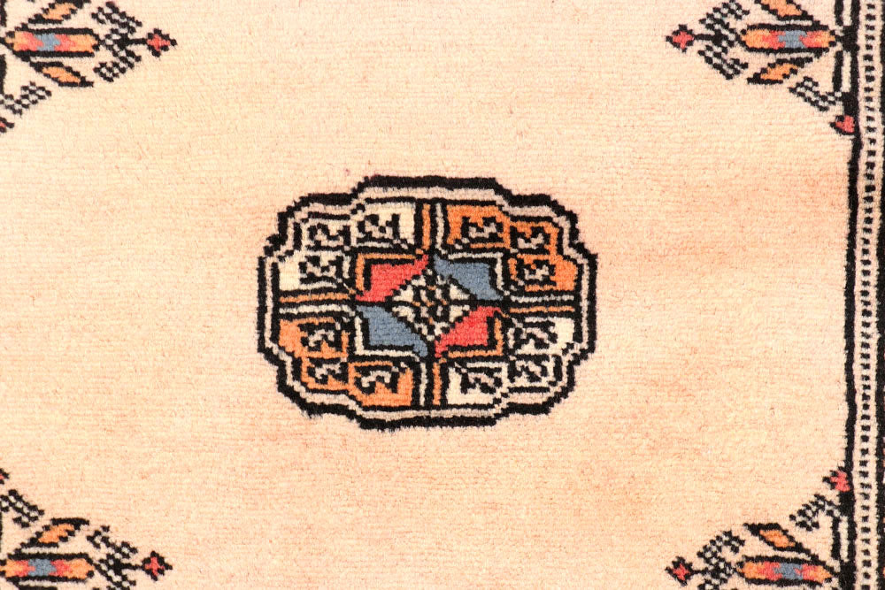 Bisque Bokhara 2' 6 x 10' 11 - No. 45628 - ALRUG Rug Store