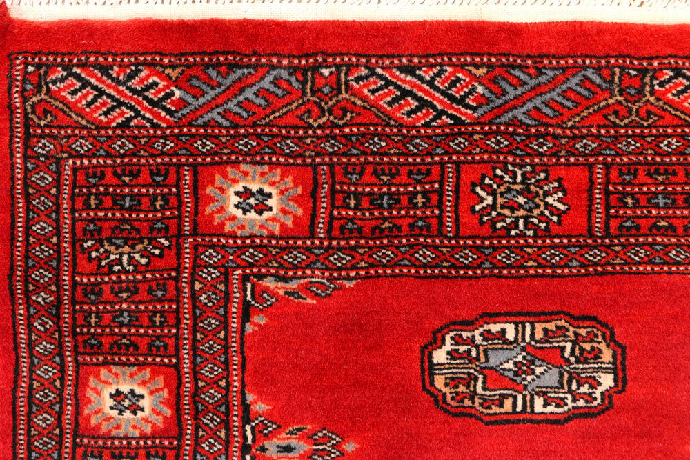 Dark Red Bokhara 2' 7 x 10' 9 - No. 45630 - ALRUG Rug Store