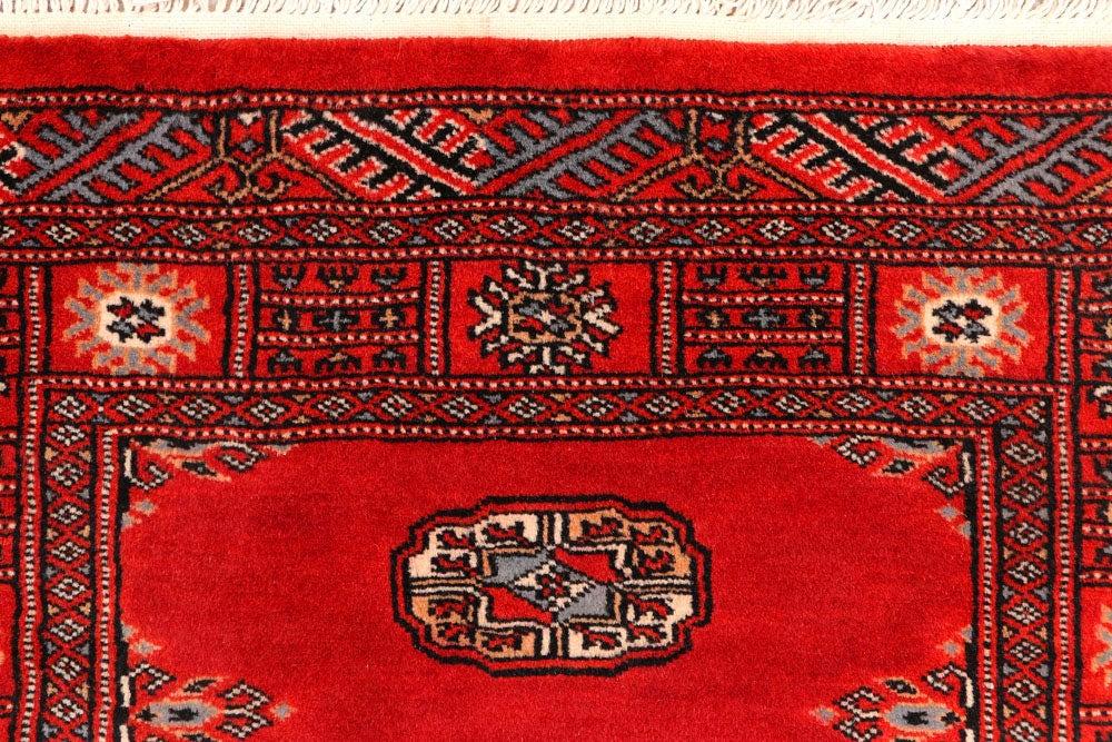 Dark Red Bokhara 2' 7 x 10' 9 - No. 45630 - ALRUG Rug Store