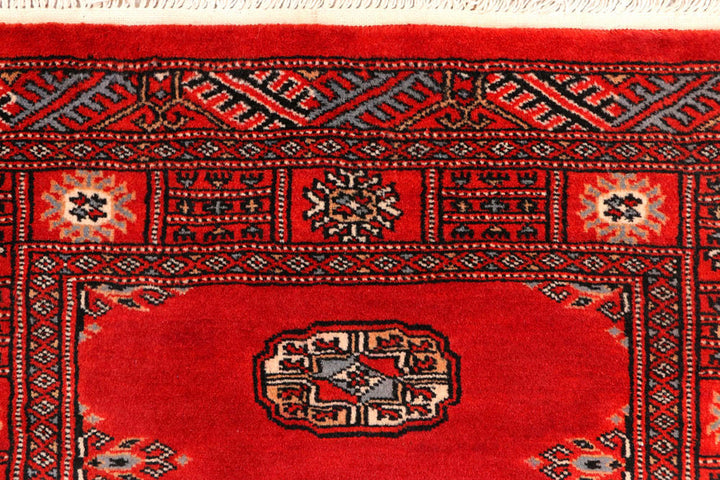 Dark Red Bokhara 2'  7" x 10'  9" - No. QA21033