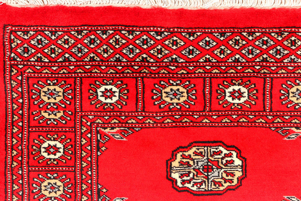 Red Bokhara 2' 7 x 10' 8 - No. 45632 - ALRUG Rug Store