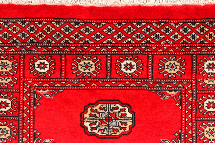 Red Bokhara 2' 7 x 10' 8 - No. 45632 - ALRUG Rug Store