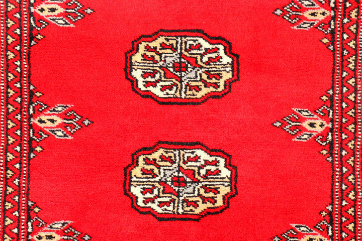 Red Bokhara 2' 7 x 10' 8 - No. 45632 - ALRUG Rug Store