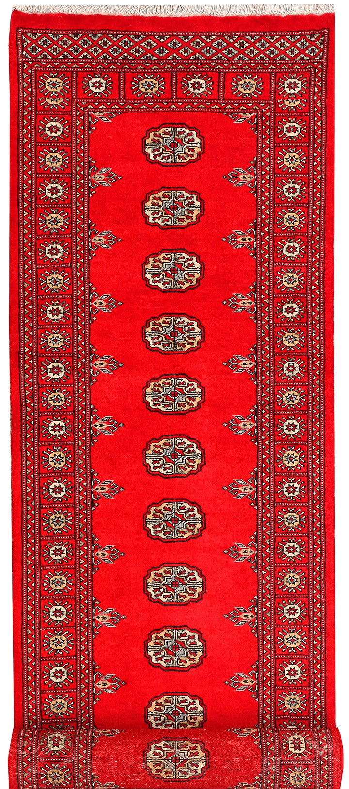 Red Bokhara 2' 7 x 10' 8 - No. 45632 - ALRUG Rug Store