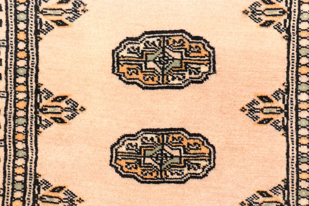 Bisque Bokhara 2' 7 x 11' 2 - No. 45640 - ALRUG Rug Store