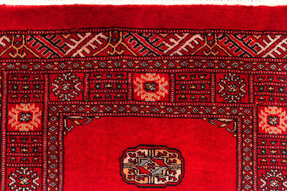 Red Bokhara 2' 7 x 11' - No. 45641 - ALRUG Rug Store