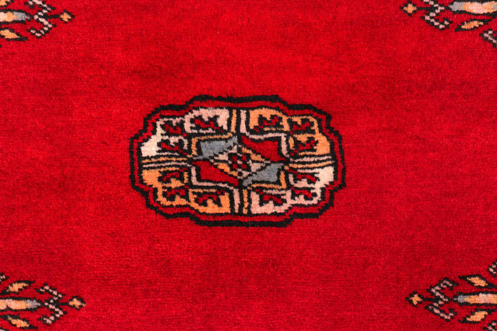 Red Bokhara 2' 7 x 11' - No. 45641 - ALRUG Rug Store