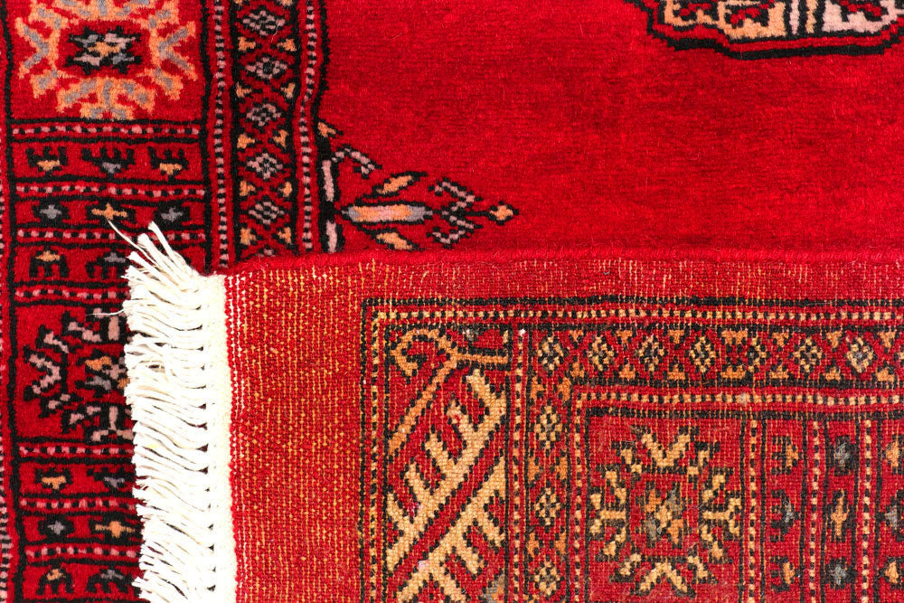 Red Bokhara 2' 7 x 11' - No. 45641 - ALRUG Rug Store