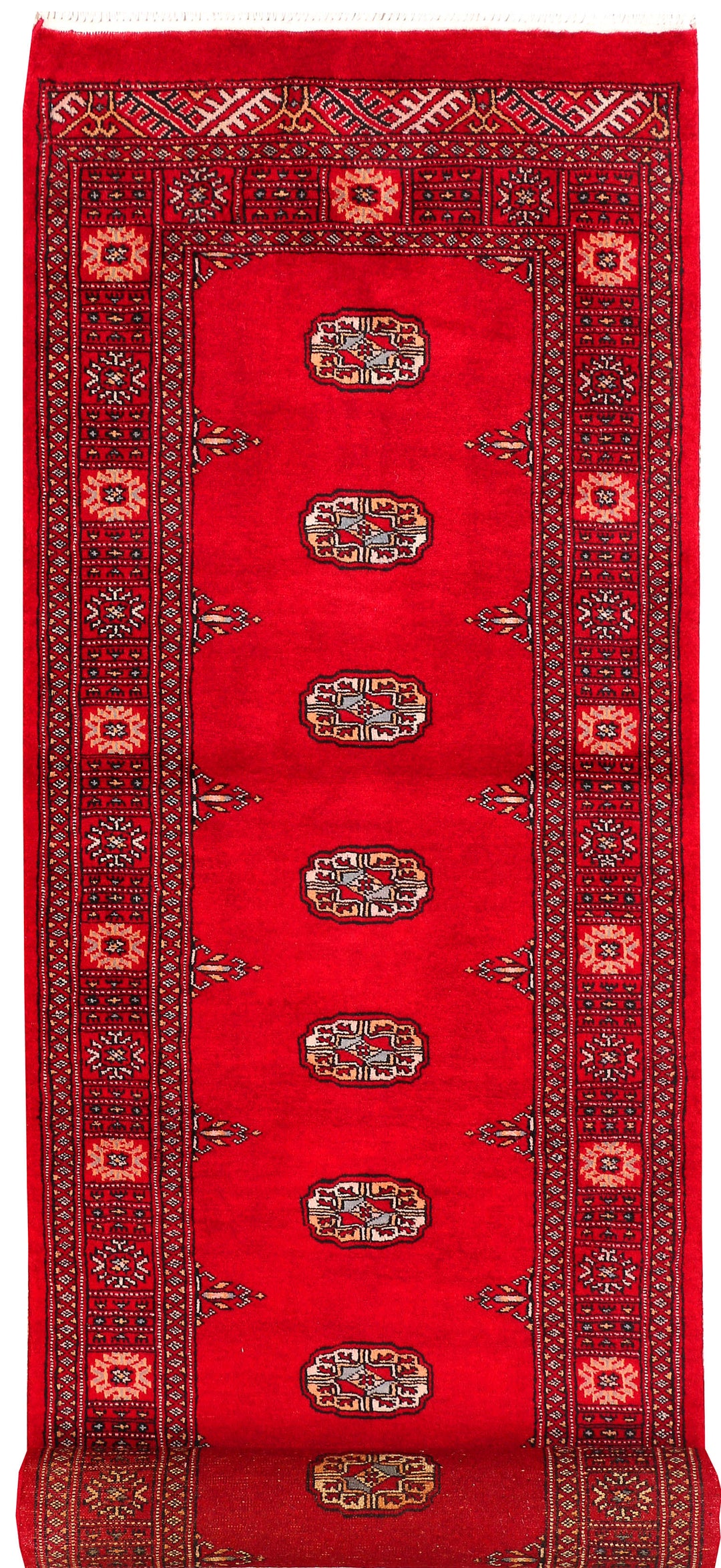 Red Bokhara 2' 7 x 11' - No. 45641 - ALRUG Rug Store