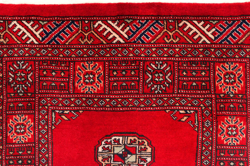 Red Bokhara 2' 6 x 10' 10 - No. 45647 - ALRUG Rug Store