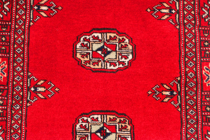 Red Bokhara 2' 6 x 10' 10 - No. 45647 - ALRUG Rug Store