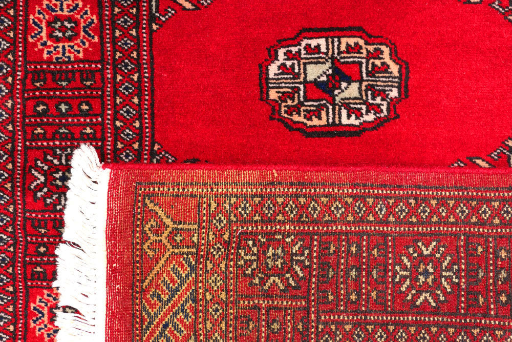 Red Bokhara 2' 6 x 10' 10 - No. 45647 - ALRUG Rug Store