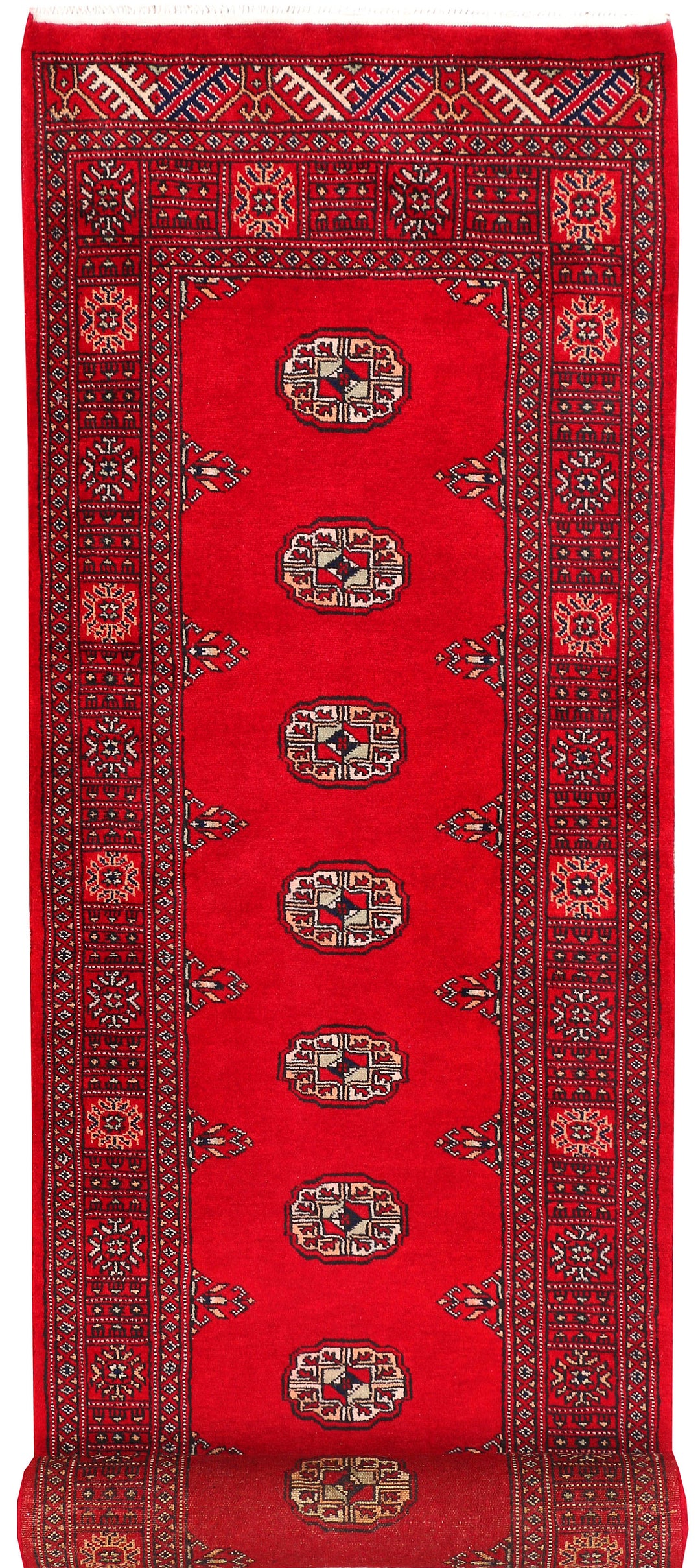 Red Bokhara 2' 6 x 10' 10 - No. 45647 - ALRUG Rug Store