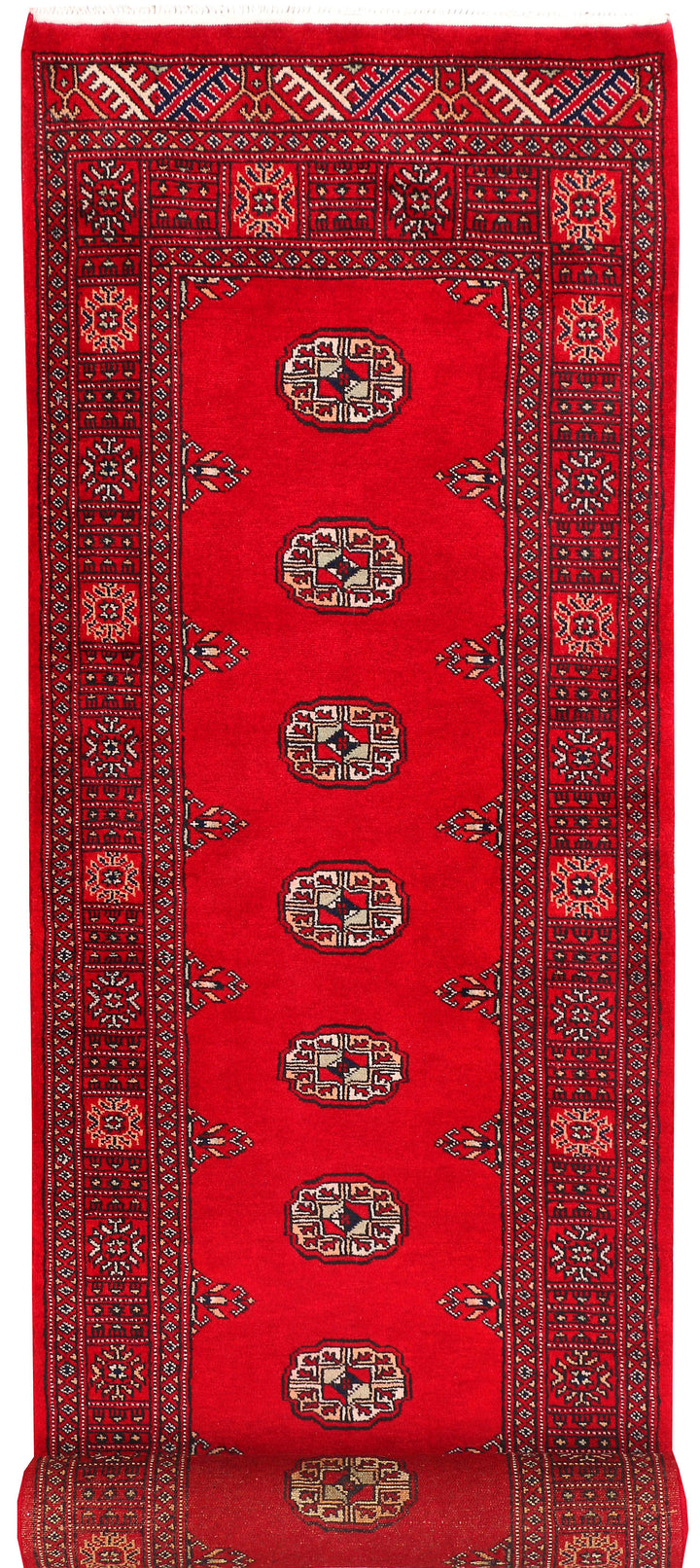 Red Bokhara 2' 6 x 10' 10 - No. 45647 - ALRUG Rug Store