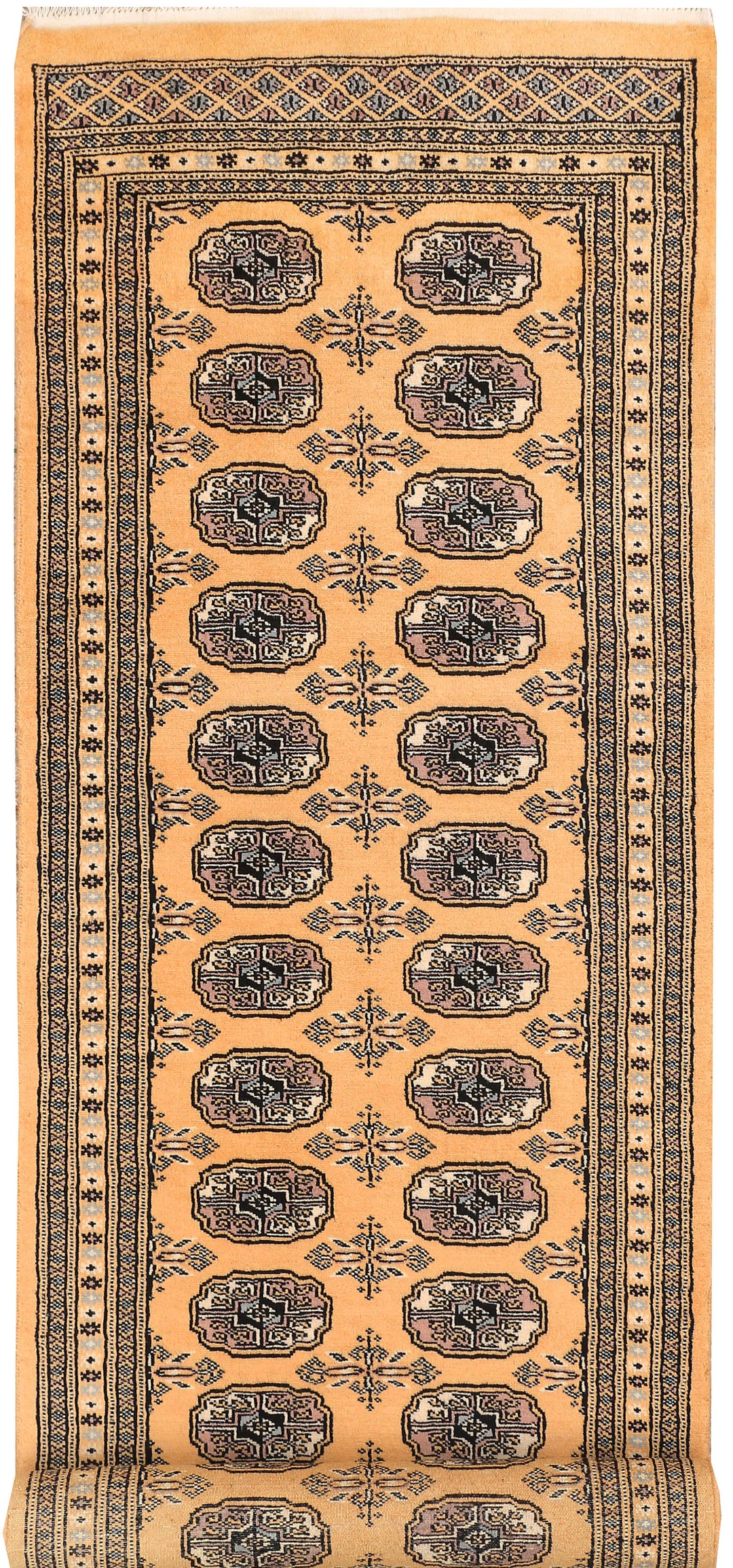 Moccasin Bokhara 2' 7 x 10' 8 - No. 45649 - ALRUG Rug Store