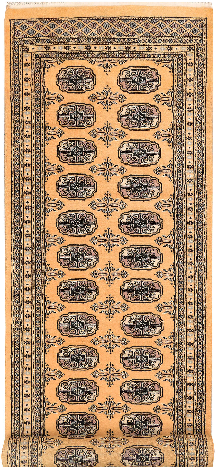Moccasin Bokhara 2' 7 x 10' 8 - No. 45649 - ALRUG Rug Store