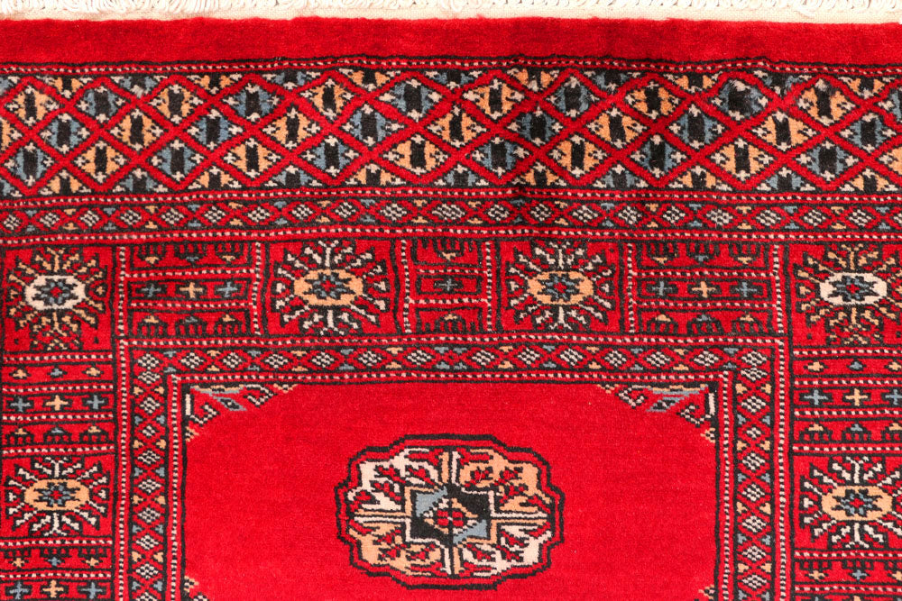 Red Bokhara 2' 6 x 10' 8 - No. 45650 - ALRUG Rug Store