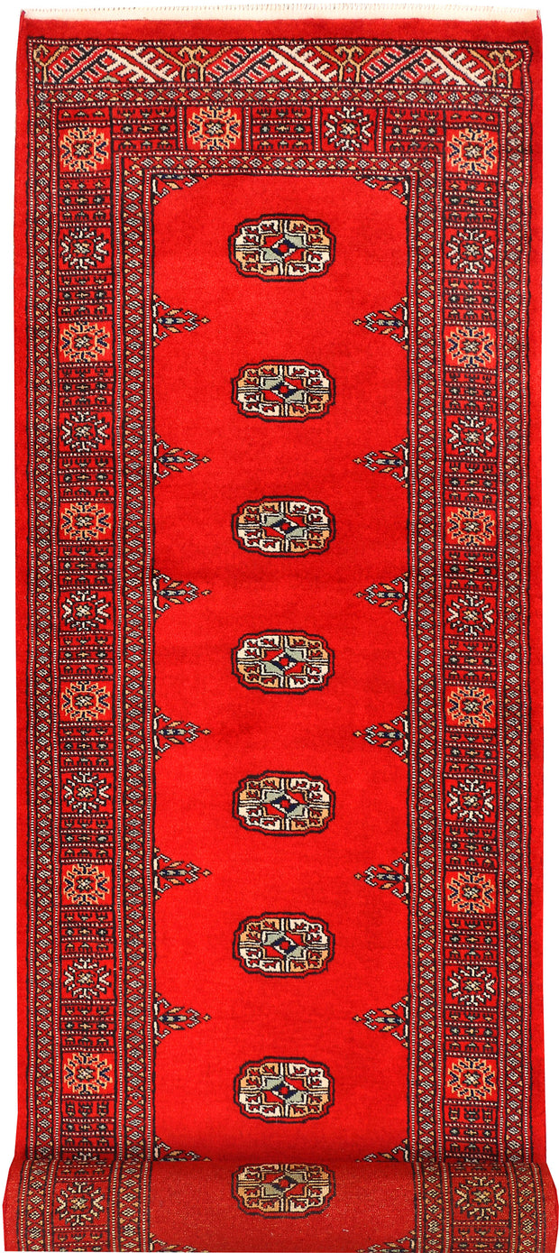 Red Bokhara 2'  7" x 11'  4" - No. QA95906