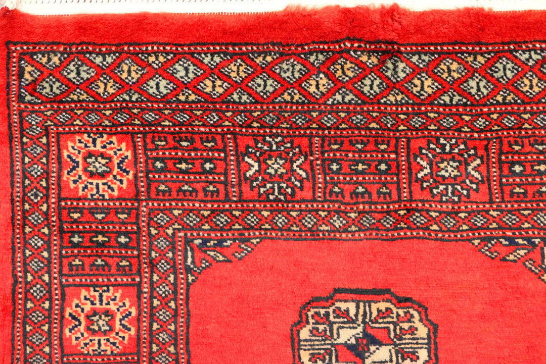Red Bokhara 2'  7" x 11'  2" - No. QA27241